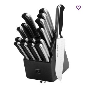 Henckels everedge plus series 17 piece Stainless Steel Knife Block Set